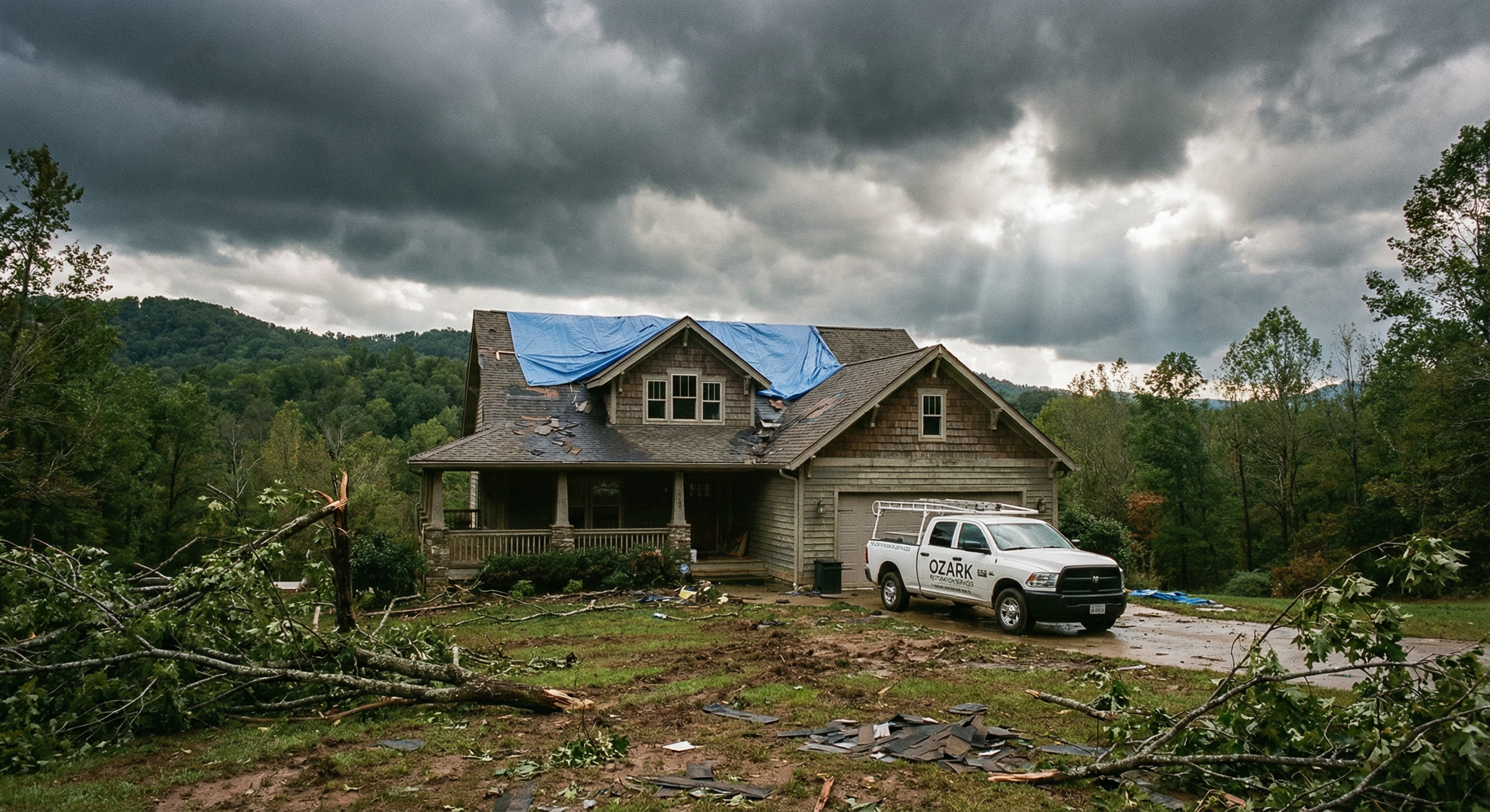 Buffalo River Storm Restoration crew
